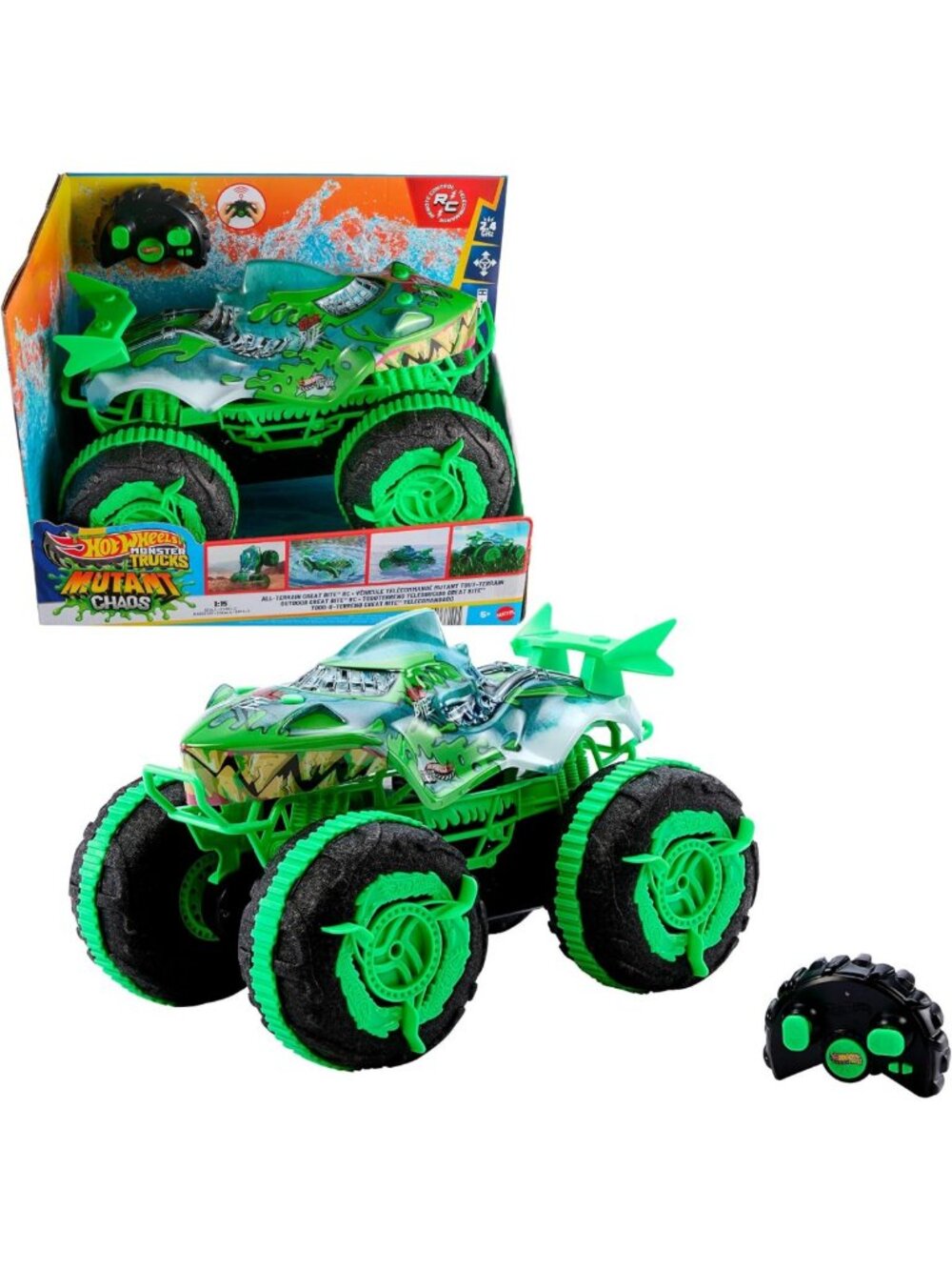 All-Terrain Remote Control Monster Truck - Great Bite, Off-Road Fun!